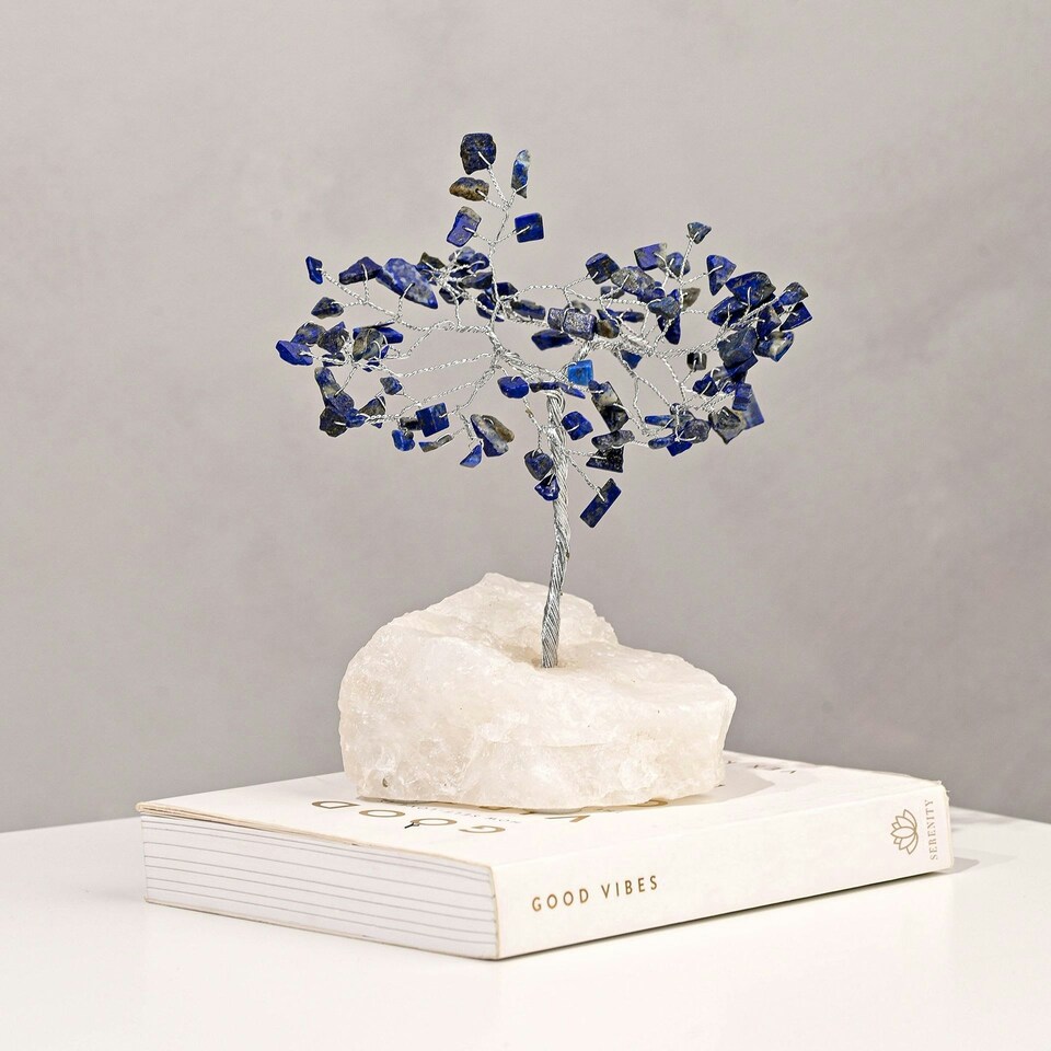 image 1 of Gemstone Tree - Lapis Lazuli Blue