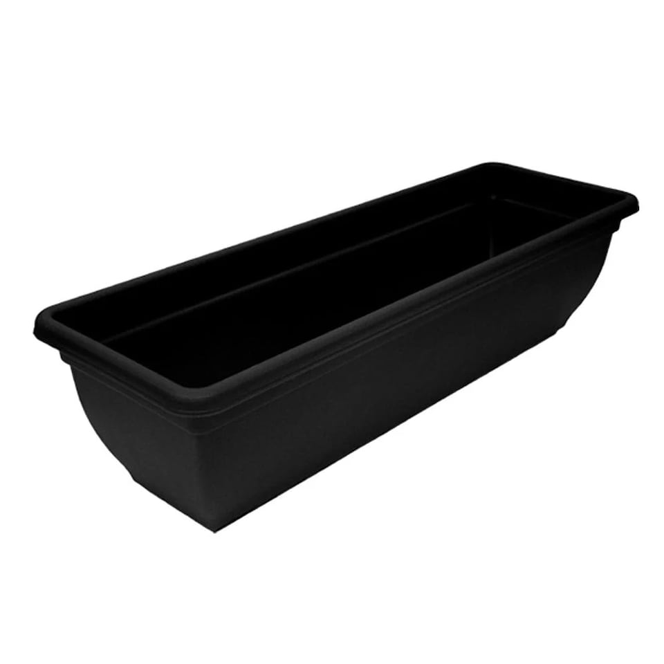 image 1 of Winchester Bellpot Plant Pot Trough | Black | Ebony | 46cm | 1