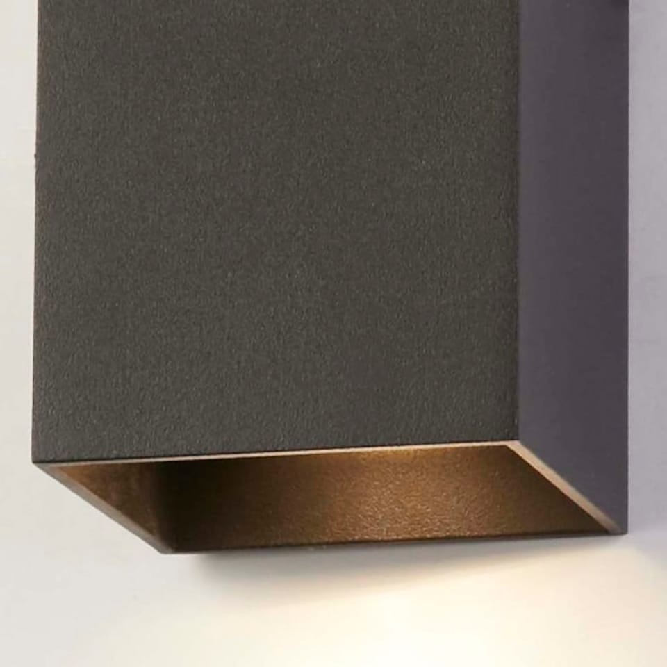 image 1 of London Square Up and Down Wall Light White