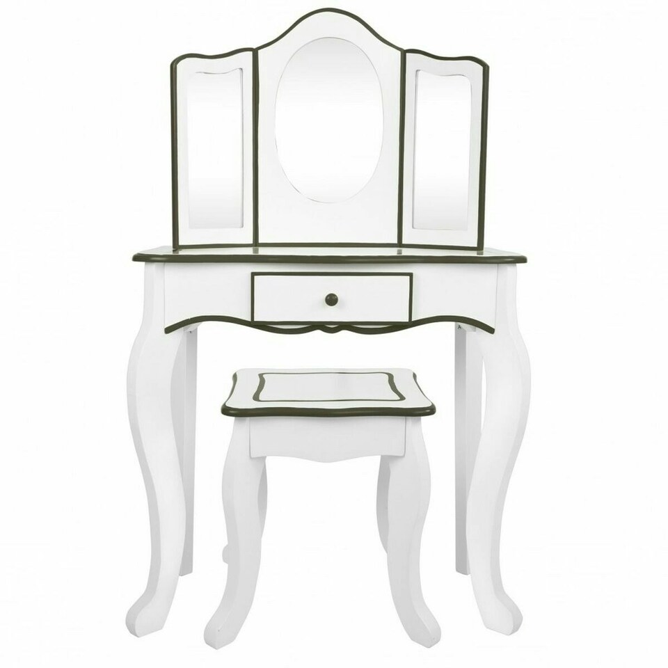 image 1 of Dressing Table with Stool Colorbaby Toy White Children's 61 x 29 x 100 cm