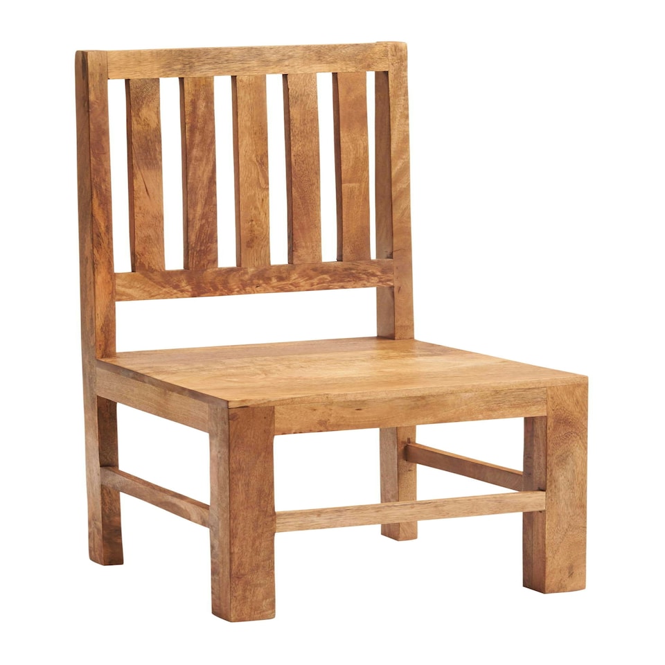 image 1 of Poko Light Mango 6ft Dining Set with Bench & 4 Wooden Chairs
