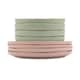 image 2 of Jamie Oliver Big Love Plates and Bowls, Set of 8 | Pink | Pink