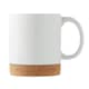 image 2 of MidOcean Karoo Cork Ceramic 280ml Mug - White - One Size
