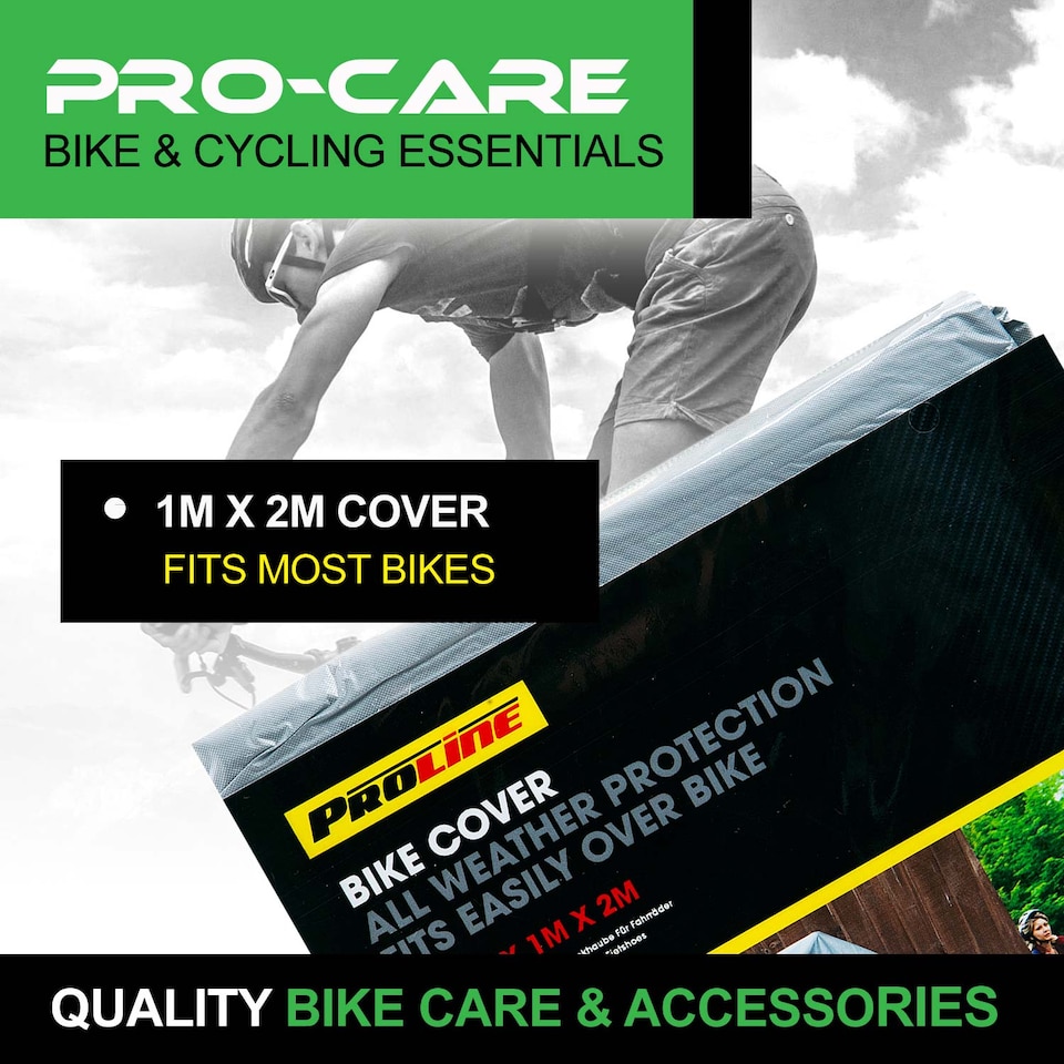 image 1 of VFM e-Store ProLine Grey Bicycle Protection Cover 1m x 2m