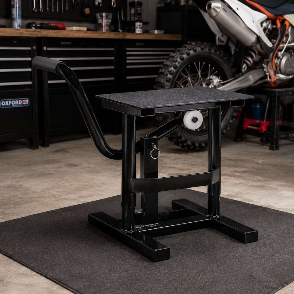 image 1 of 150kg Motorcycle Motorbike Stand Lift Jack Motocross Dirt Bike | Black