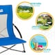 image 6 of Beach Chair Aktive Blue 50 x 67 x 51 cm (4 Units) N/A