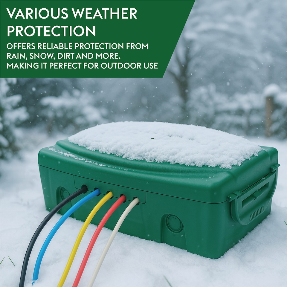 image 1 of Eagle Outdoor IP54 Rated Electrical Connection Box Green