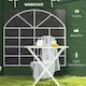image 6 of Outsunny 3x3(m) or 3x6m Pop Up Gazebo Side Panels Replacement, 2 Pack, Green