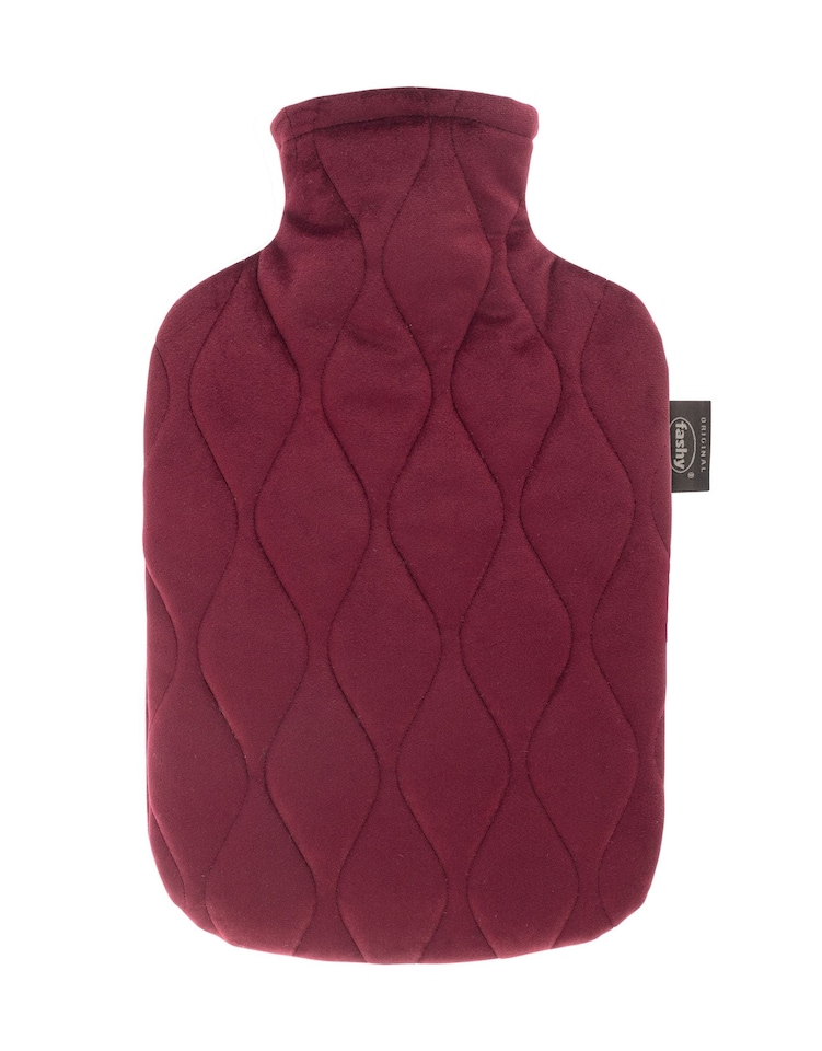 Fashy 2 Litre Hot Water Bottle with Quilted Cover