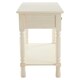 image 3 of Interiors by Premier Pearl White Console Table for Hallway, Pine Wood  Wood Table for Home Décor with 3 drawers White