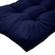 image 3 of Living and Home Outdoor Waterproof Bench Seat Cushion, Navy Blue