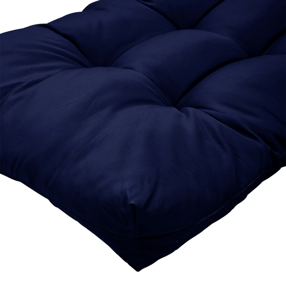 image 1 of Living and Home Outdoor Waterproof Bench Seat Cushion, Navy Blue