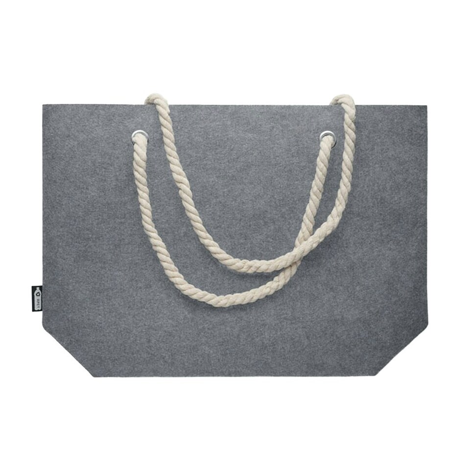 image 1 of MidOcean Feltsea RPET Felt Beach Shopper Bag - Grey - One Size Grey