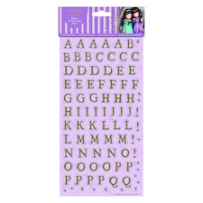Alphabet Thicker Stickers (166pcs) - Santoro