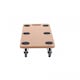 image 5 of Oypla 300kg Wheeled Platform Dolly Furniture Transport Roller Trolley