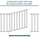 image 8 of Safetots Premium Multi Panel Room Divider, up to 370cm Wide, White, 70cm Tall, Flexible Barrier with Door for Baby and Toddler