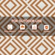image 6 of Outsunny Reversible Waterproof Outdoor Rug W Carry Bag, 182 x 274 cm | Brown | Brown | 182 x 274 x 0.3cm