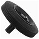 image 2 of 2 Rubber Wheels & Axle Replacement Kit For Standard Household Wheelie Bins Black