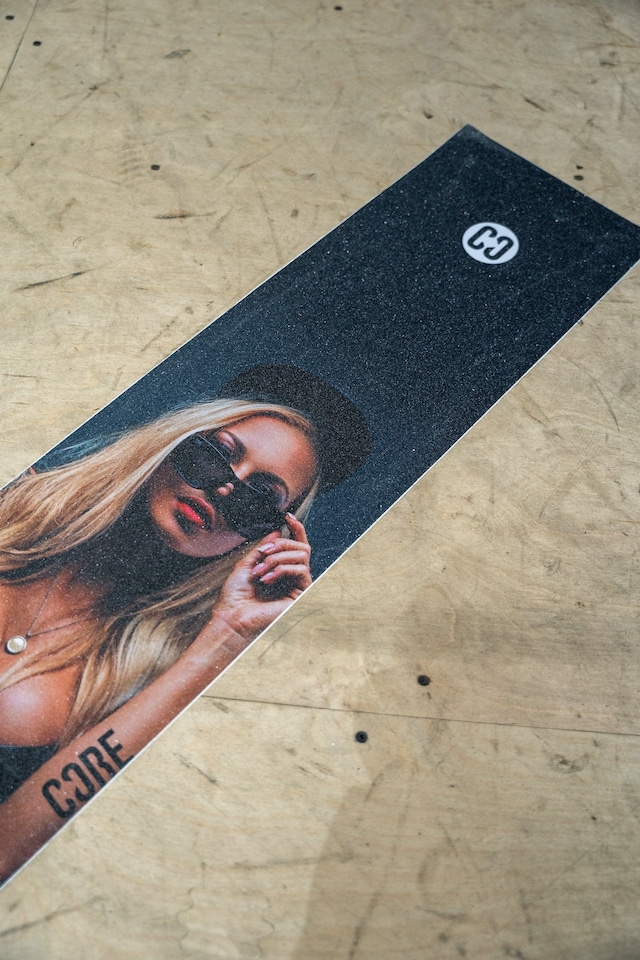 image 1 of CORE Skateboard Griptape 9x33" - Hot Girl