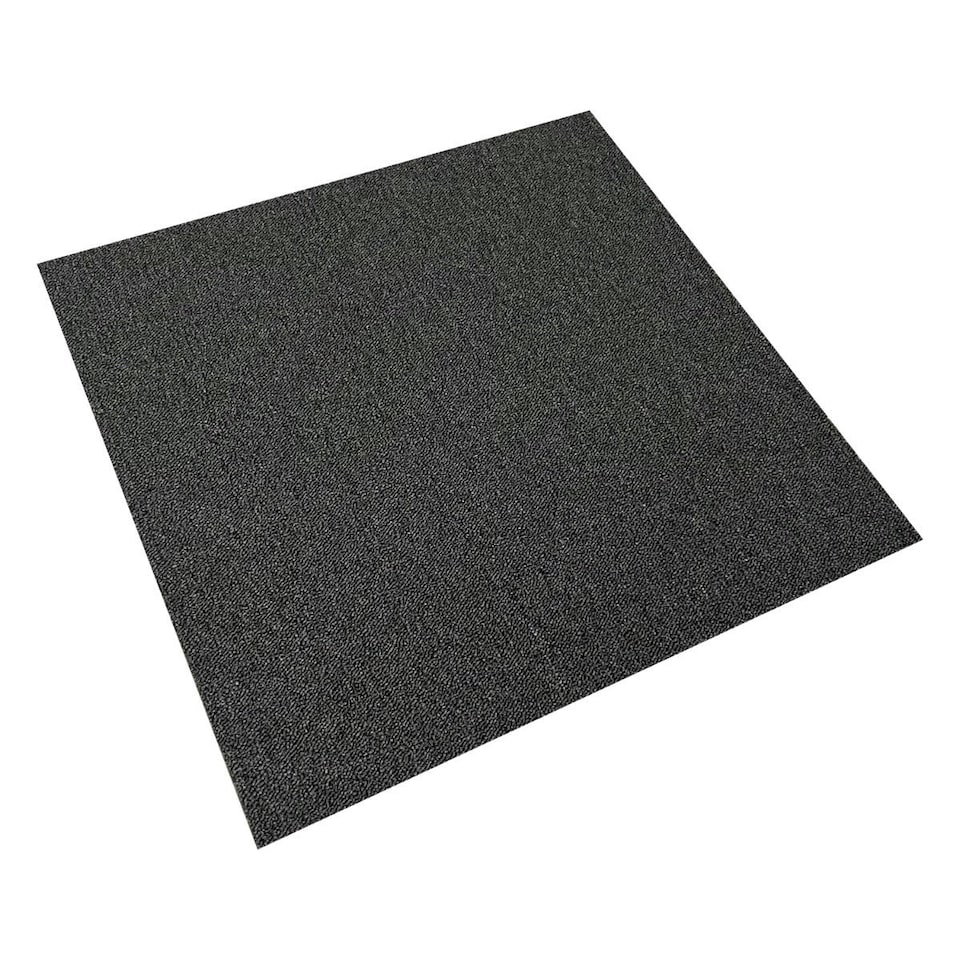image 1 of 20 x Carpet Tiles 5m2 / Charcoal Black Black