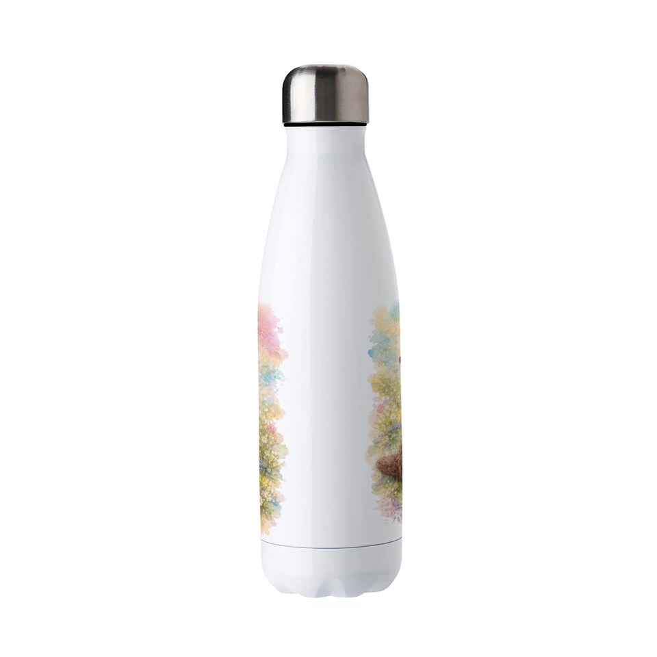 image 1 of Fuzzy Otter Reusable Metal Water Bottle