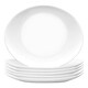 image 1 of Bormioli Rocco Prometeo Oval Glass Steak Plates - 32cm - White - Pack of 6 White