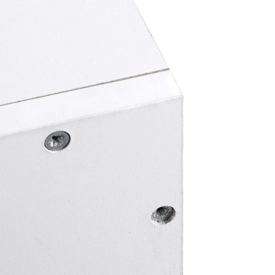 image 1 of HOMCOM Wall Mounted Storage Hat Rack Hanging Coat Organizer Hanger Home White