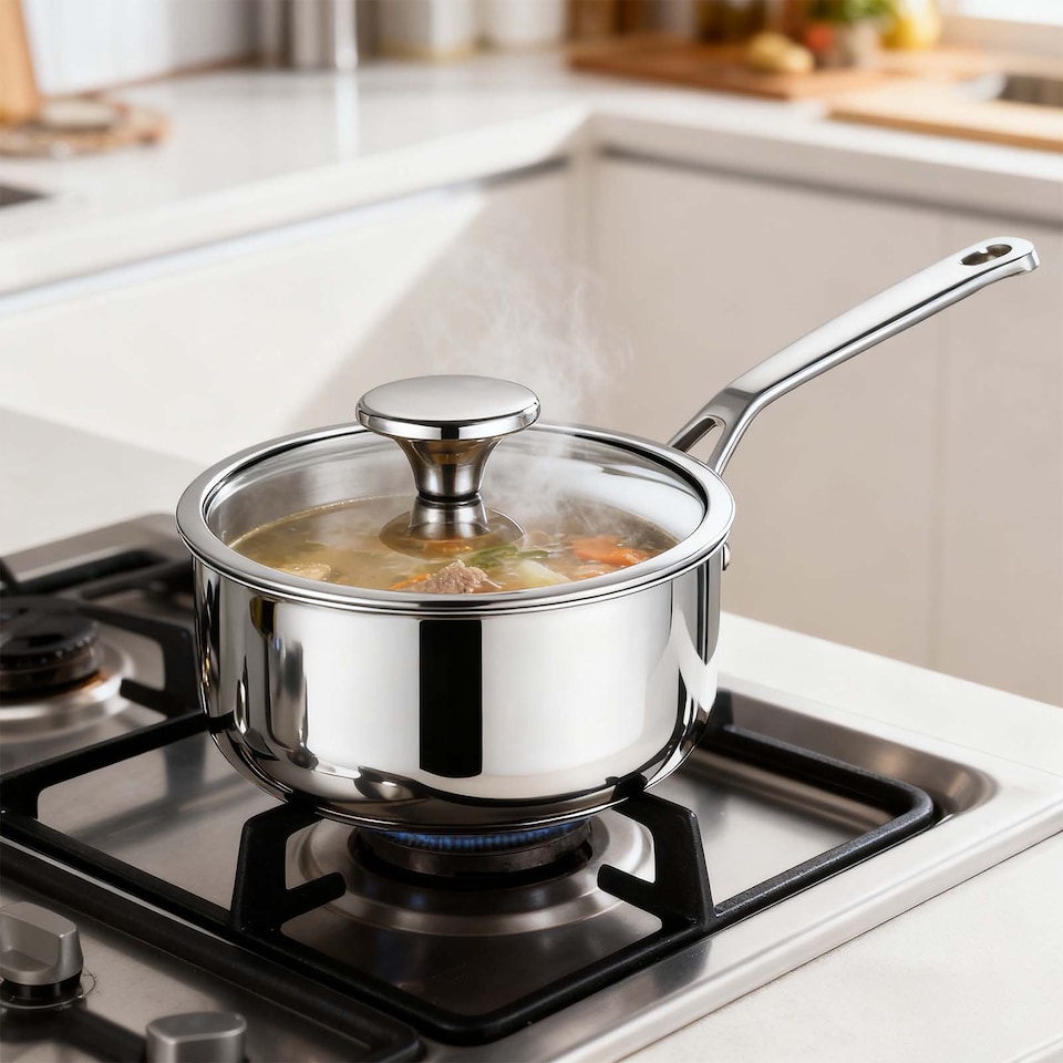 image 1 of HomeKing JadeBamboo Mini 14CM Saucepan
