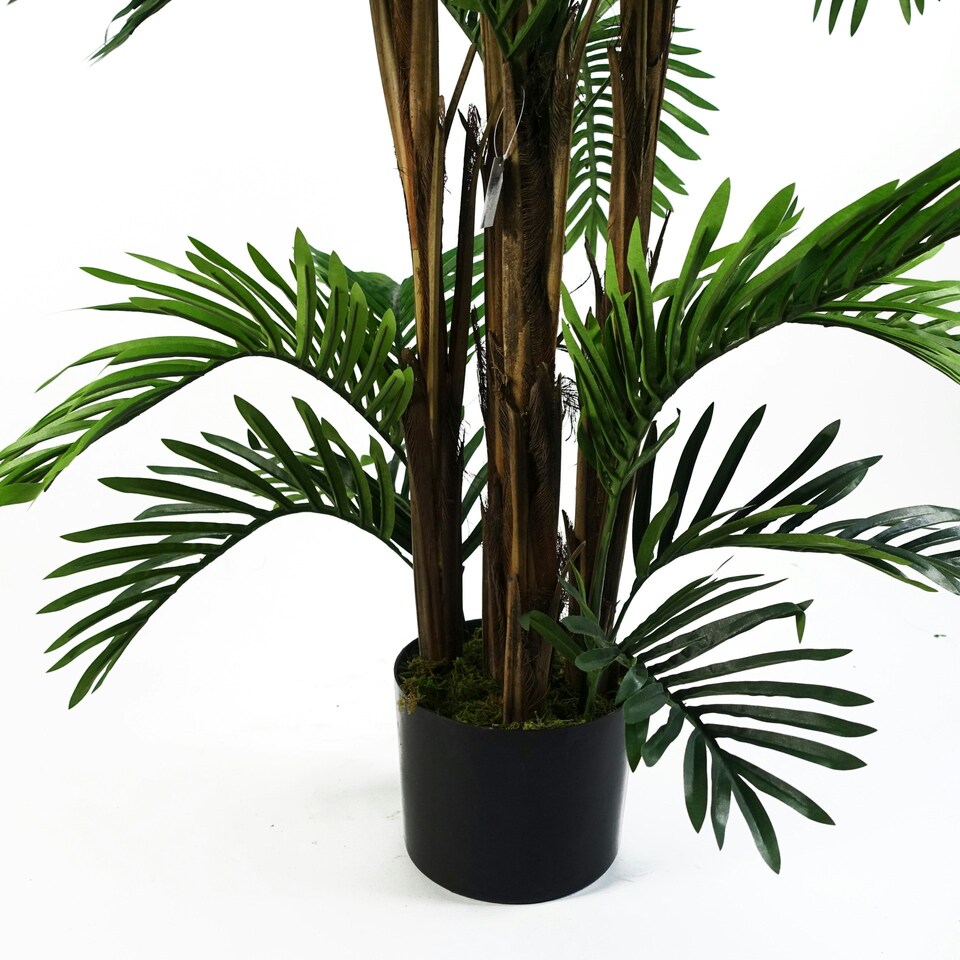 image 1 of Leaf Design 150cm Extra Wide Areca Palm Artificial Tree