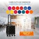 image 8 of Flight Knight Carry On Suitcase - 8 Wheel TSA Lock USB Port - Anti Crack Case Hard Luggage Approved for easyJet, Jet2, BA White | White/Red Ladybird | Cabin Bag