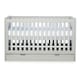 image 2 of Pembrey Cot Bed & Under Drawer - Convertible, Adjustable Mattress Base, Birth to 4 Years (Ash Grey)