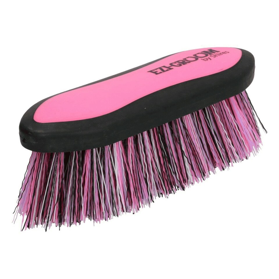Ezi-Groom Horse Dandy Brush - Bright Pink - 170mm x 45mm