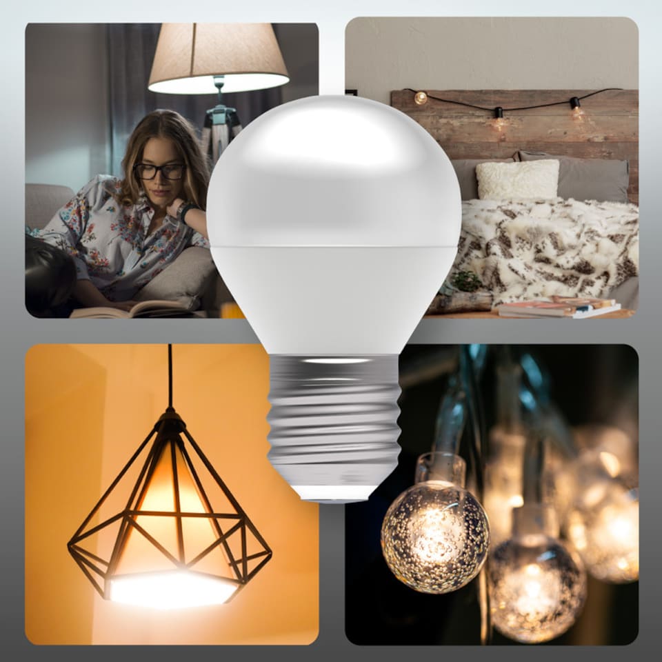 image 1 of BELL Lighting E27 Edison Screw 4.7WLED Golf Ball Natural White 4000K Light Bulb