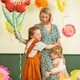 image 4 of Vibrant Flowers Tissue Paper Decorations - Pack of 3
