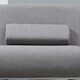 image 8 of HOMCOM Folding 5 Position Convertible Sleeper Chair Sofa Bed Grey Silver