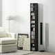 image 7 of HOMCOM 204 CD Storage Tower Tall Bookcase Bookshelf with 12 Cubes