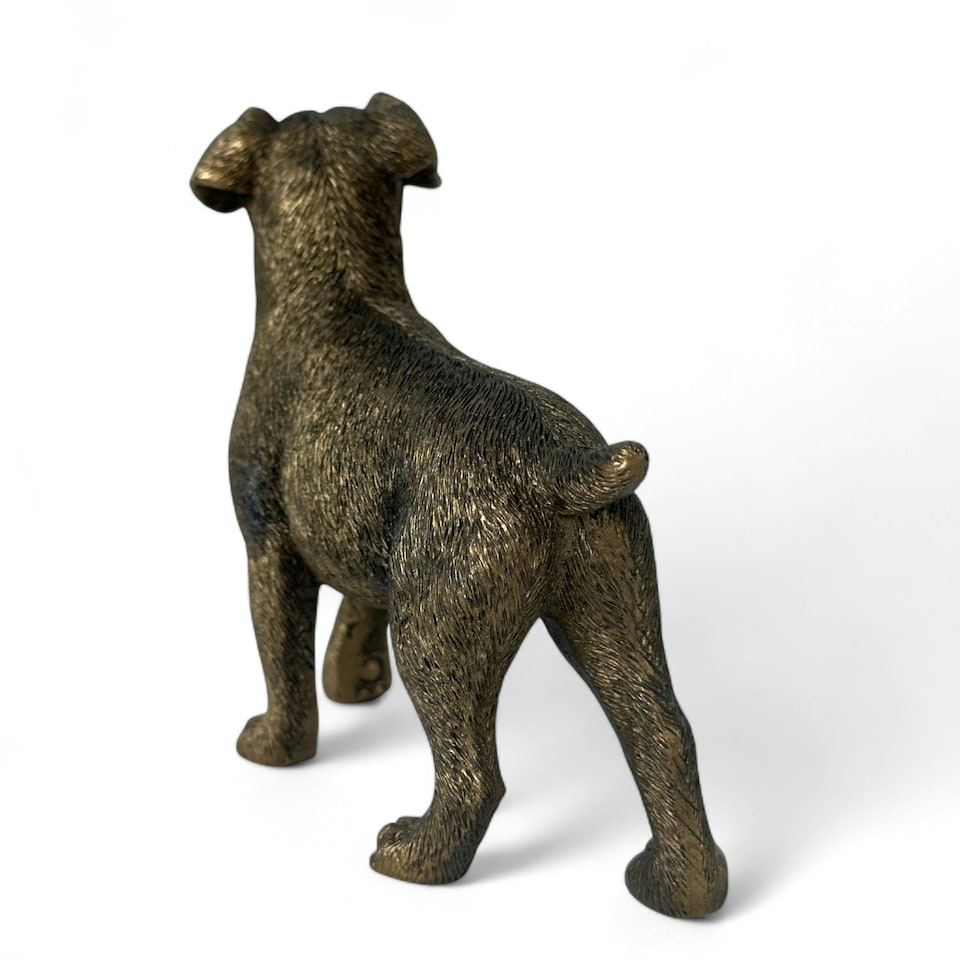 image 1 of Jack Russell Terrier Dog figurine, Leonardo Reflections Bronzed, gift boxed