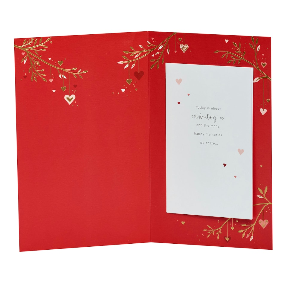 image 1 of Husband Wedding Anniversary card - Heart tree