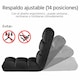 image 6 of Yaheetech Lazy Sleeper Recliner with 14 Adjustable Positions and Backrest Black