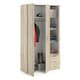 image 5 of Space Wardrobe 3 Doors 3 Drawers in Oak 2000