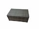 image 3 of Fimous Patio Sofa Oblong Coffee Table Set Rattan Garden Furniture Set with Chair Side Table Dark Grey Mixed