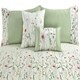 image 3 of Kampala Hill Arabella Duvet Cover Set Green Green | Super King