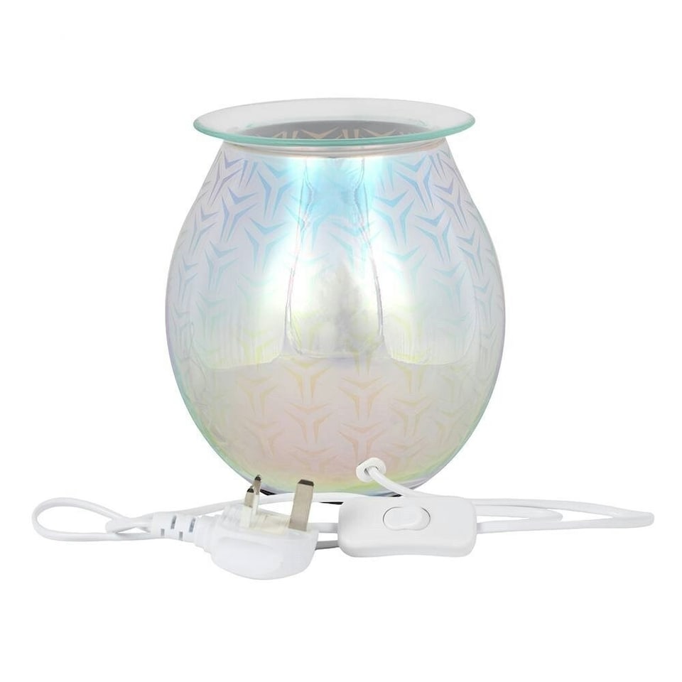 image 1 of Something Different Light Up Geometric Electric Oil Burner (UK Plug) - Multicoloured - One Size