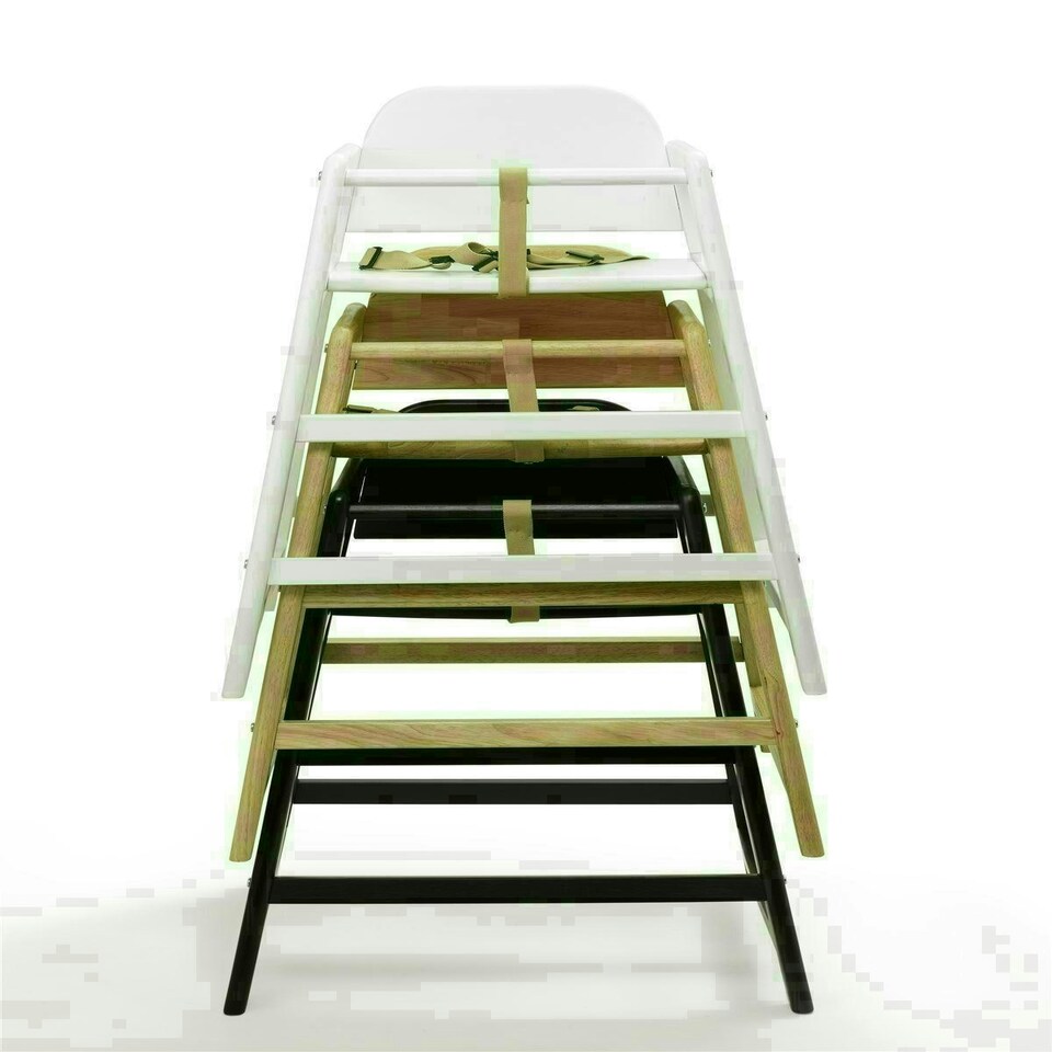 image 1 of Safetots Simply Stackable Wooden High Chair, Grey, Highchair for Baby and Toddler, Stylish and Practical