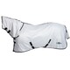 image 1 of Saxon Mesh Combo Neck Turnout Rug - White/Navy - 4ft 9in