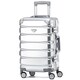 image 6 of Flight Knight Premium Travel Suitcase - 8 Wheels Built-in TSA Lock Aluminium Frame, ABS Hard Shell Carry on Check in Luggage - 100+ Airlines Approved Black | Black Mono | Cabin Bag