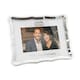 image 2 of Modern 25th Anniversary Picture Frame in Silver Plating with Rings Silver | One Size