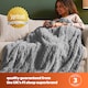 image 7 of Silentnight Luxury Super Cosy Heated Throw, Charcoal | Grey | Charcoal | One Size | 1