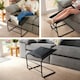 image 7 of Greenhurst Black Footrest with Steel Frame – Angled Leg Support for Comfort, Circulation & Relaxation Black