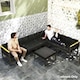 image 8 of Outsunny Replacement Cushions for Outdoor Furniture Garden Seat Cushion Pad 